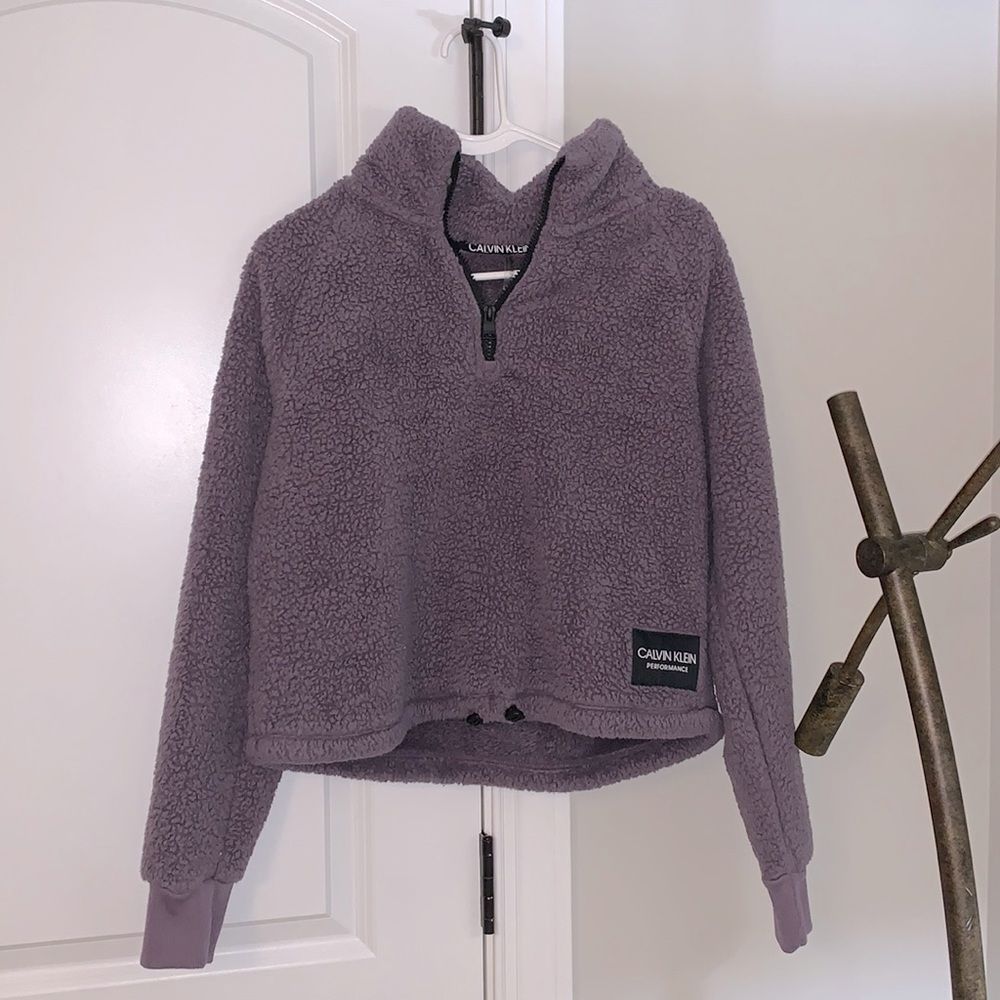 Calvin Klein Performance Sherpa/Teddy Pullover Si… - image 1